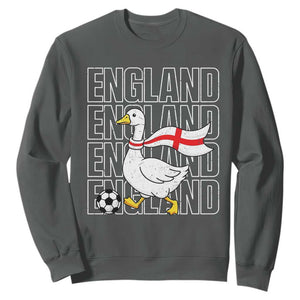 England Soccer Football Sweatshirt Silly Goose England Flag Fan Supporter