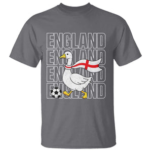 England Soccer Football T Shirt Silly Goose England Flag Fan Supporter