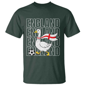 England Soccer Football T Shirt Silly Goose England Flag Fan Supporter