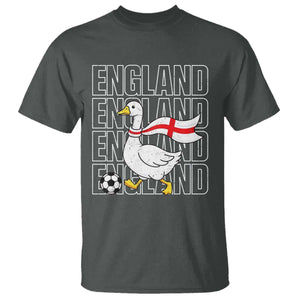 England Soccer Football T Shirt Silly Goose England Flag Fan Supporter