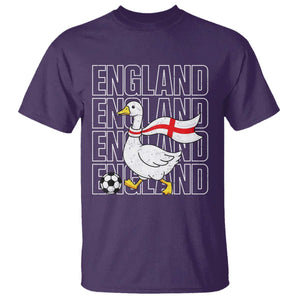England Soccer Football T Shirt Silly Goose England Flag Fan Supporter