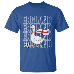 England Soccer Football T Shirt Silly Goose England Flag Fan Supporter
