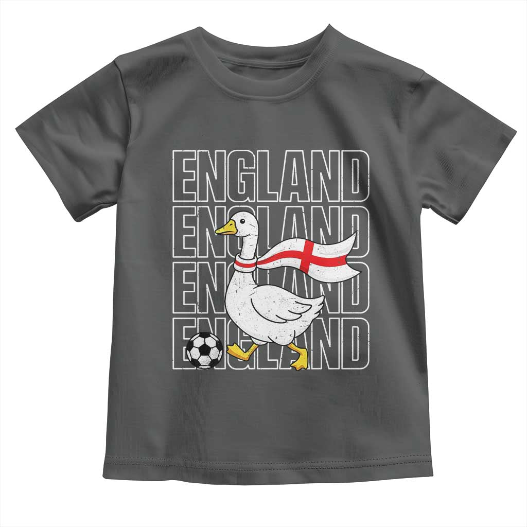 England Soccer Football Toddler T Shirt Silly Goose England Flag Fan Supporter