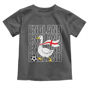 England Soccer Football Toddler T Shirt Silly Goose England Flag Fan Supporter