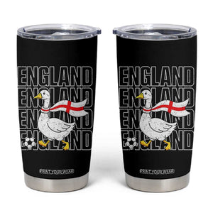 England Soccer Football Tumbler Cup Silly Goose England Flag Fan Supporter TS14 Black Print Your Wear