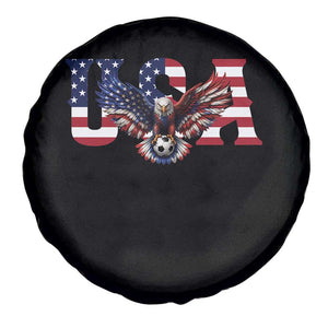 USA Soccer Eagle American Flag Fan Spare Tire Cover TS14 Print Your Wear