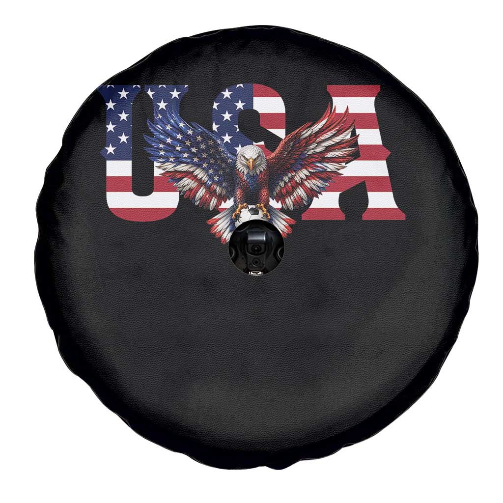 USA Soccer Eagle American Flag Fan Spare Tire Cover TS14 Print Your Wear