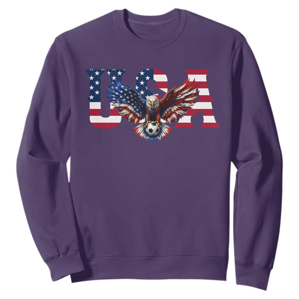 USA Soccer Eagle American Flag Fan Sweatshirt
