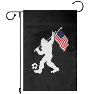 USA Soccer Bigfoot American Flag Fan Garden Flag TS14 Black Print Your Wear