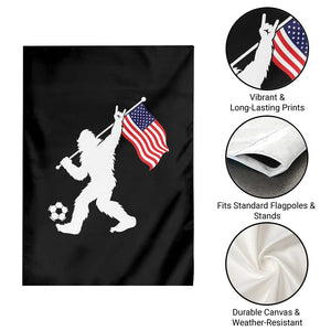 USA Soccer Bigfoot American Flag Fan Garden Flag TS14 Print Your Wear