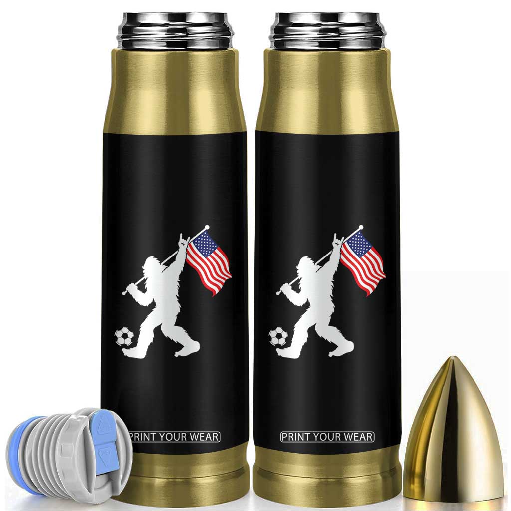 USA Soccer Bigfoot American Flag Fan Bullet Tumbler TS14 Black Print Your Wear