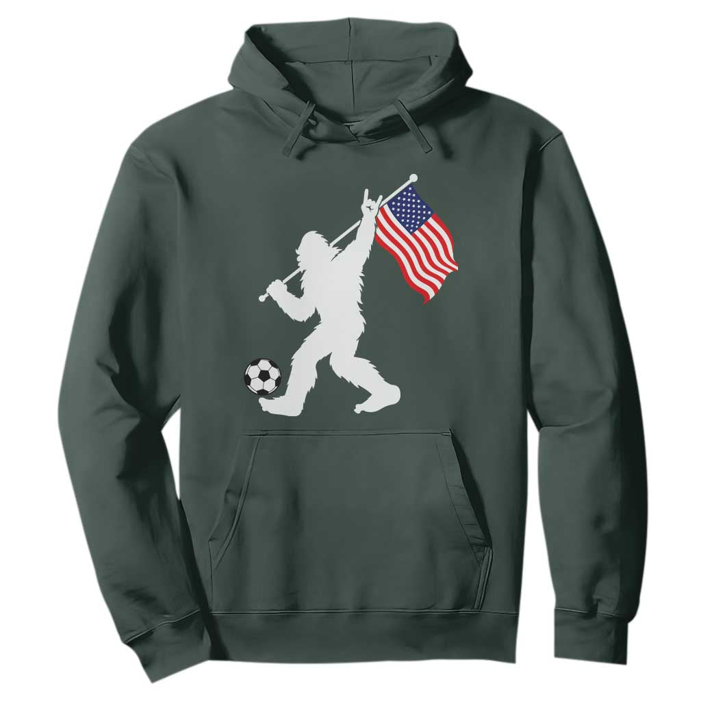 USA Soccer Bigfoot American Flag Fan Hoodie