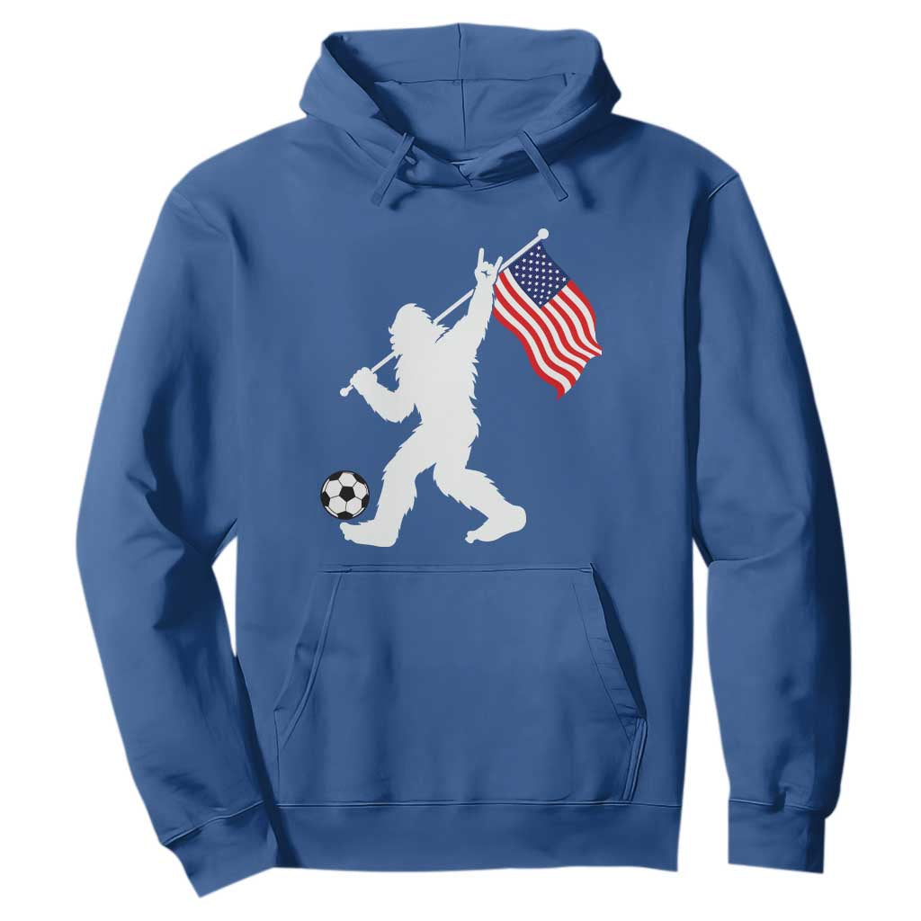 USA Soccer Bigfoot American Flag Fan Hoodie