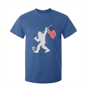 USA Soccer Bigfoot American Flag Fan T Shirt For Kid