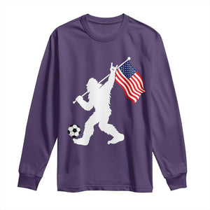 USA Soccer Bigfoot American Flag Fan Long Sleeve Shirt
