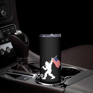 USA Soccer Bigfoot American Flag Fan Skinny Tumbler TS14 Print Your Wear