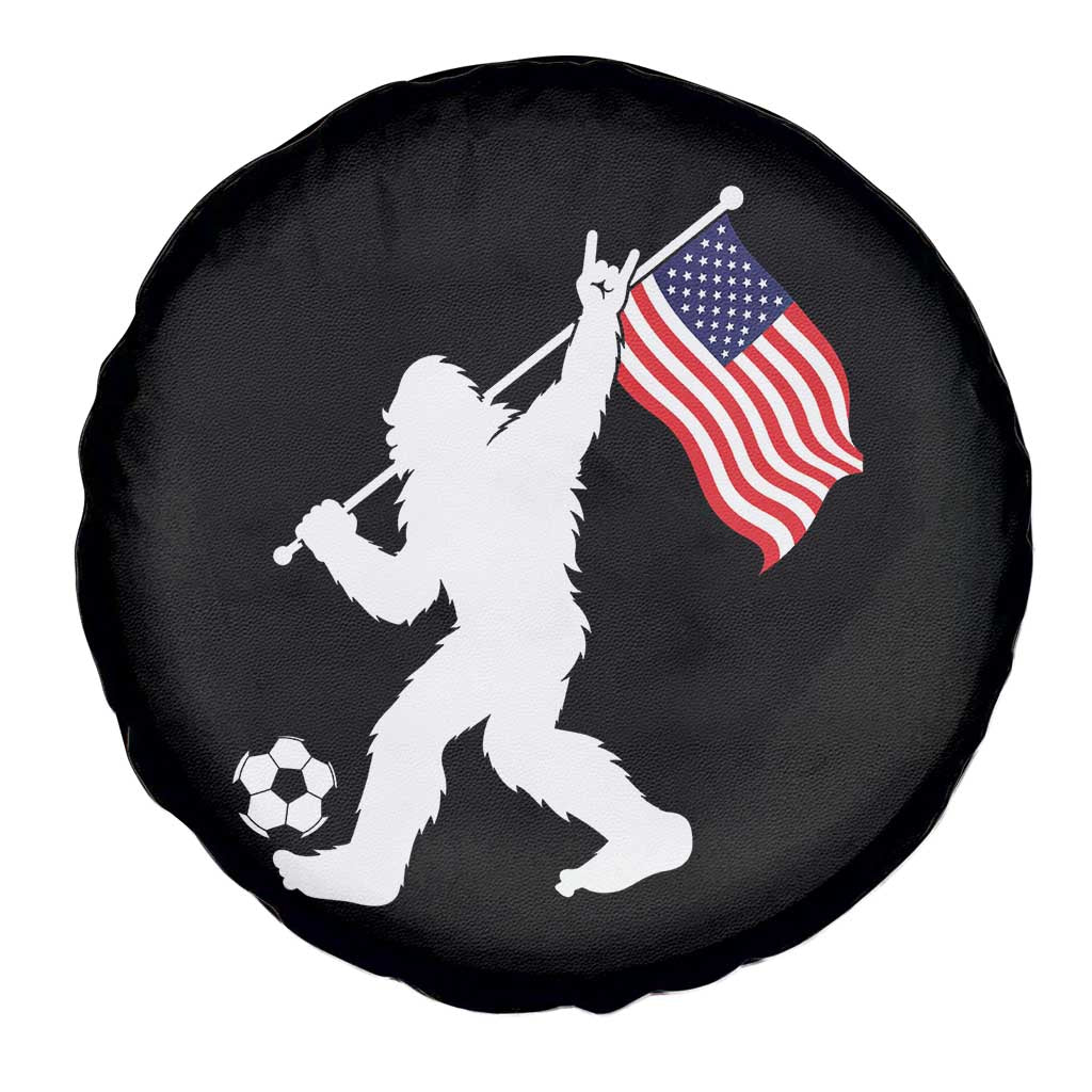 USA Soccer Bigfoot American Flag Fan Spare Tire Cover TS14 Print Your Wear
