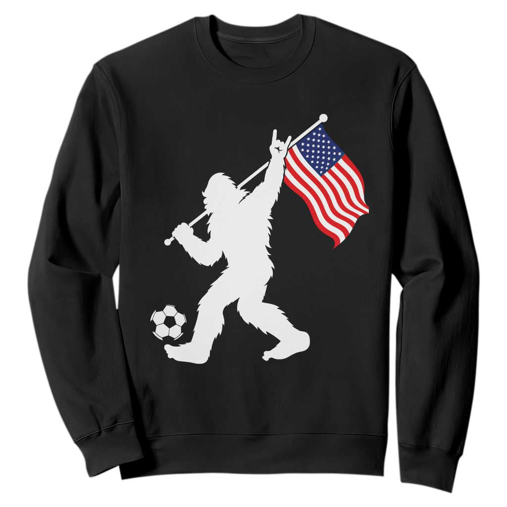 USA Soccer Bigfoot American Flag Fan Sweatshirt