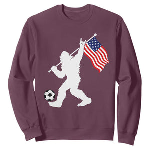 USA Soccer Bigfoot American Flag Fan Sweatshirt