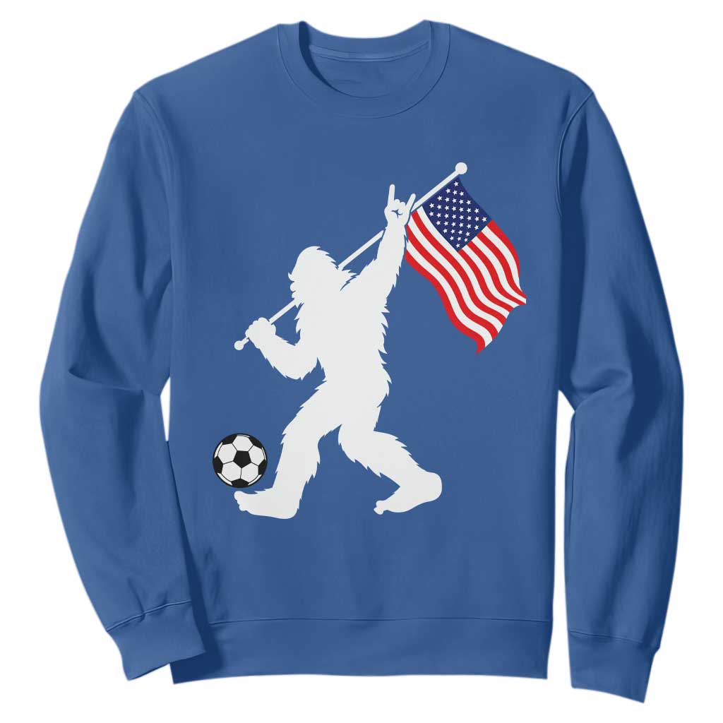 USA Soccer Bigfoot American Flag Fan Sweatshirt