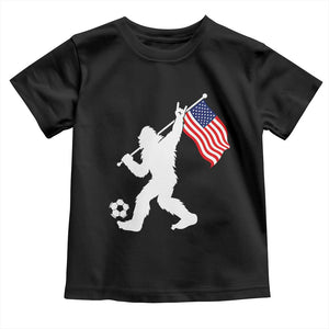 USA Soccer Bigfoot American Flag Fan Toddler T Shirt