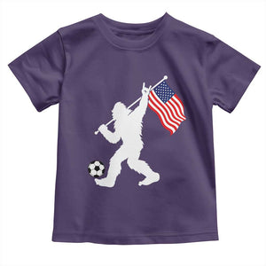 USA Soccer Bigfoot American Flag Fan Toddler T Shirt