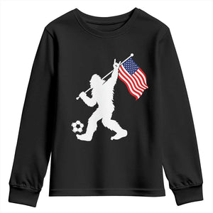 USA Soccer Bigfoot American Flag Fan Youth Sweatshirt