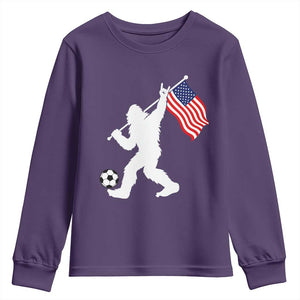 USA Soccer Bigfoot American Flag Fan Youth Sweatshirt