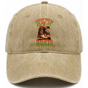 Black Cowgirl Washed Cotton Baseball Cap When Them Fans At Boots On The Ground TS14 Washed Cap Universal Fit Khaki Print Your Wear