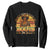 Black Cowgirl Rodeo Sweatshirt Where Them Fans At Boots On Da Ground - Print Your Wear