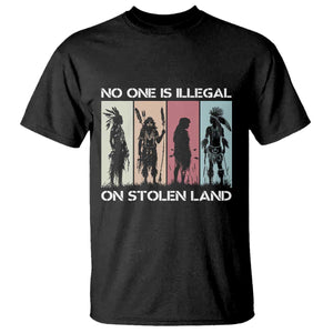 No One is Illegal on Stolen Land T Shirt Native American Indigenous - Print Your Wear