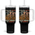 Native American Heritage Tumbler With Handle Unless Your Ancestors Look Like This You Are Probably An Immigrant TS14 One Size: 40 oz Black Print Your Wear
