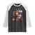 Native American Stop MMIW Raglan Shirt I Wear Red For My Sister TS14 Black White Print Your Wear