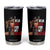 Native American Stop MMIW Tumbler Cup I Wear Red For My Sister TS14 Black Print Your Wear