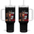 Native American Stop MMIW Tumbler With Handle I Wear Red For My Sister TS14 One Size: 40 oz Black Print Your Wear