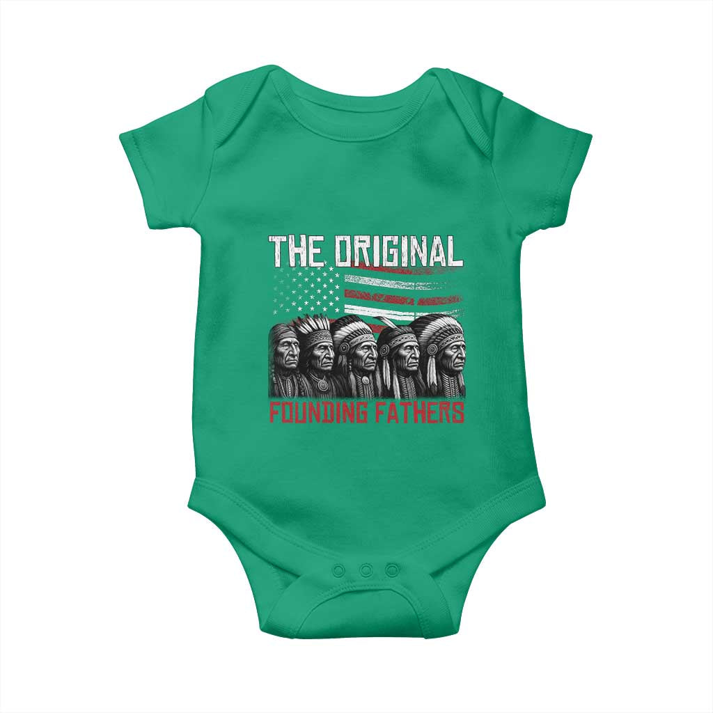 Native American Tribe Baby Onesie The Original Founding Fathers TS14 Irish Green Print Your Wear