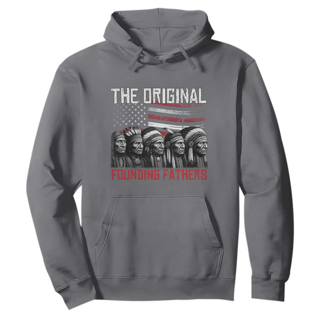 Native American Tribe Hoodie The Original Founding Fathers TS14 Charcoal Print Your Wear
