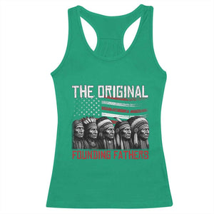 Native American Tribe Racerback Tank Top The Original Founding Fathers TS14 Irish Green Print Your Wear
