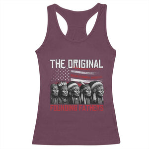 Native American Tribe Racerback Tank Top The Original Founding Fathers TS14 Maroon Print Your Wear