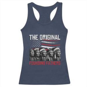 Native American Tribe Racerback Tank Top The Original Founding Fathers TS14 Navy Print Your Wear