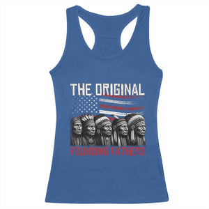 Native American Tribe Racerback Tank Top The Original Founding Fathers TS14 Royal Blue Print Your Wear