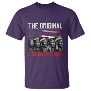 Native American Tribe T Shirt The Original Founding Fathers TS14 Purple Print Your Wear
