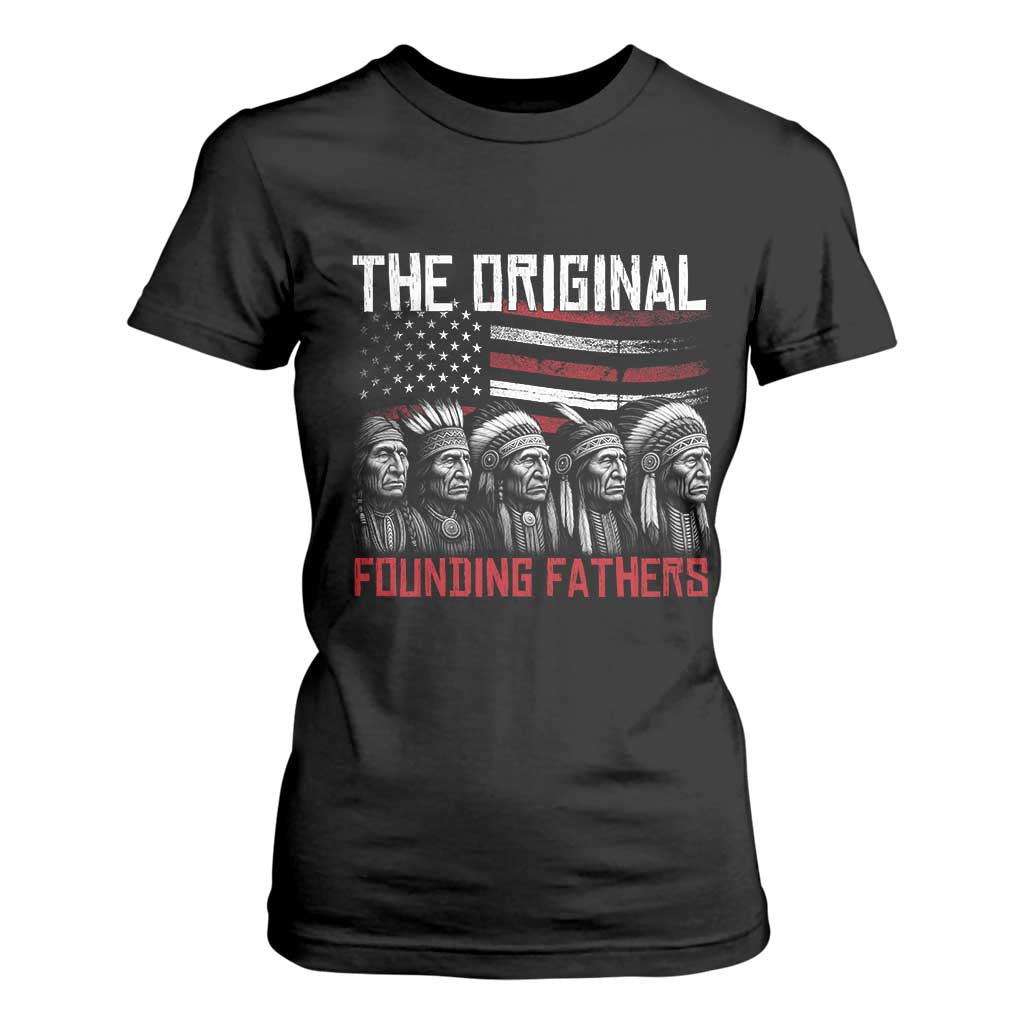 Native American Tribe T Shirt For Women The Original Founding Fathers TS14 Black Print Your Wear