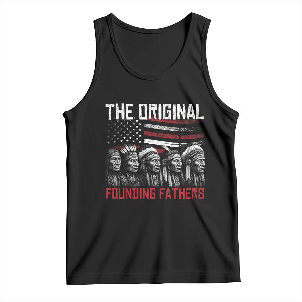 Native American Tribe Tank Top The Original Founding Fathers TS14 Black Print Your Wear