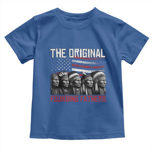 Native American Tribe Toddler T Shirt The Original Founding Fathers TS14 Royal Blue Print Your Wear