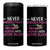 Native American Women 4 in 1 Can Cooler Tumbler Never Underestimate A Woman With Native Blood TS14 One Size: 16 oz Black Print Your Wear