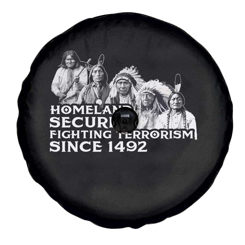 Homeland Security Fighting Terrorism Since 1492 Native American Spare Tire Cover TS14 Print Your Wear