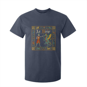 Le Boop Medieval Knight Dragon Fantasy Book Lover Humor T Shirt For Kid
