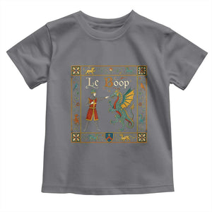 Le Boop Medieval Knight Dragon Fantasy Book Lover Humor Toddler T Shirt