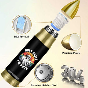 50th Birthday Halloween Ghost Bullet Tumbler Holy Sheet I'm Fifty TS14 Print Your Wear
